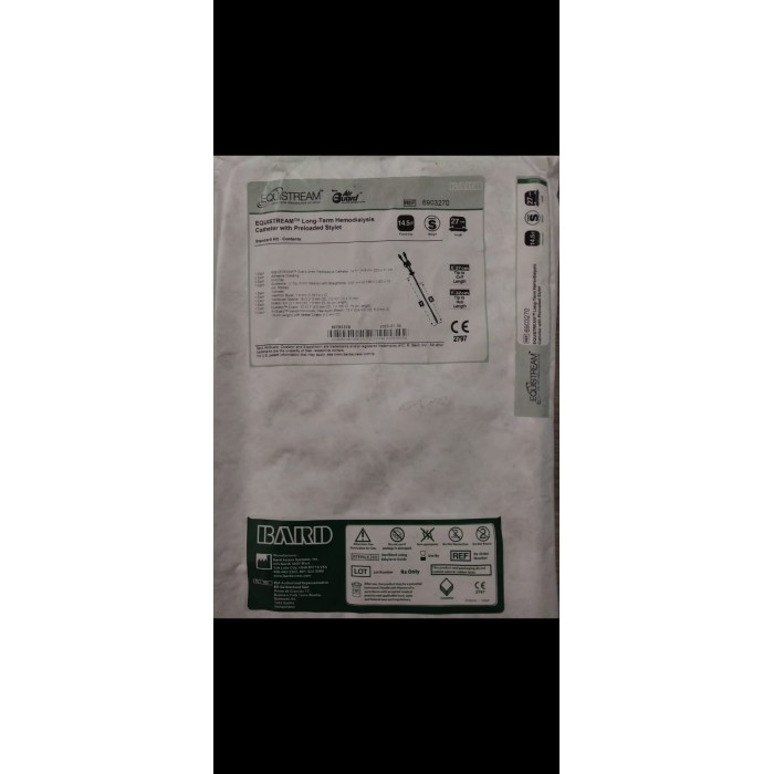 BARD HEMODİYALİZ KATATER KALICI  6903270 14.5 FR 27CM