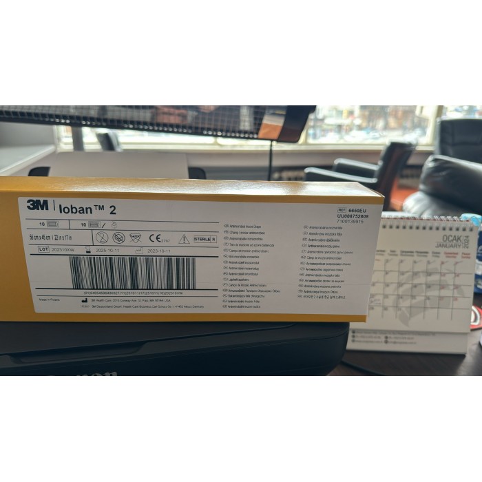 3m Insizyon Örtüsü Ioban Drape 56X45CM Steril 6650EU 3m Insizyon Örtüsü Ioban Drape 56X45CM Steril 6650EU